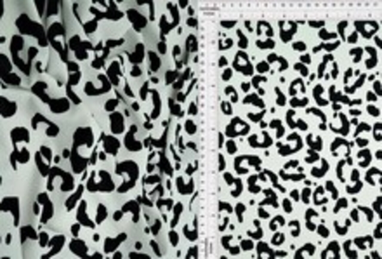 1 Yard Animal Print DTY Brushed Knit Fabric Soft Stretch 58/60 Inches Wide